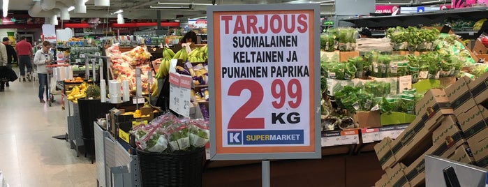 K-supermarket is one of Ruokakaupat.