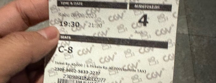 CGV Cinemas is one of CGV Cinemas.