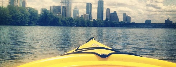 Lady Bird Lake is one of Austin, TX.