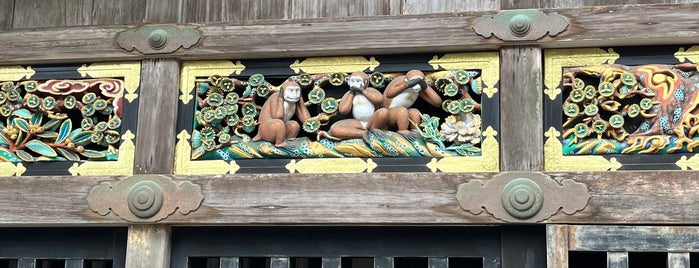 Three Wise Monkeys is one of Nikko (Japan 2019).