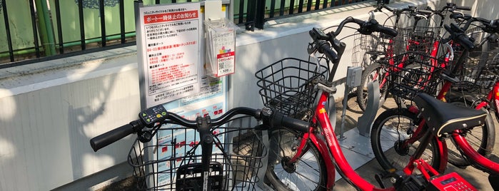 B4-12.THE TOKYO TOWERS - Tokyo Chuo City Bike Share is one of 🚲  中央区コミュニティサイクル.