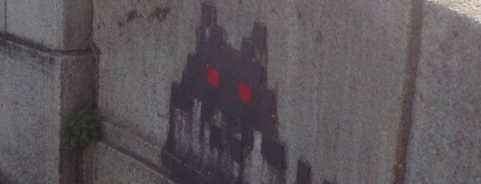 Invader V is one of Find the Space Invaders in Berne...!.