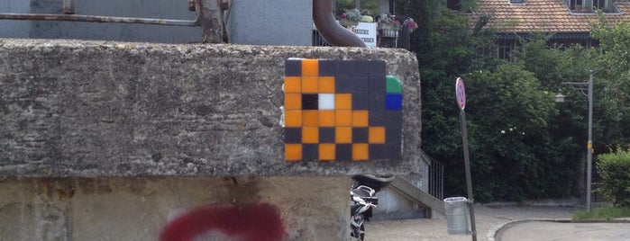 Invader IV is one of Find the Space Invaders in Berne...!.