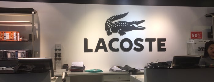 Lacoste Outlet is one of to visit.