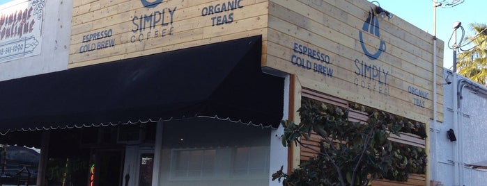 Simply Coffee is one of NOHO, Glendale, Burbank, Atwater, Silver Lake, EP.