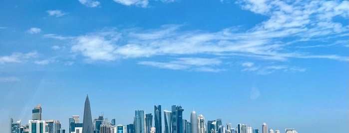 Corniche is one of Doha, Qatar 🇶🇦.