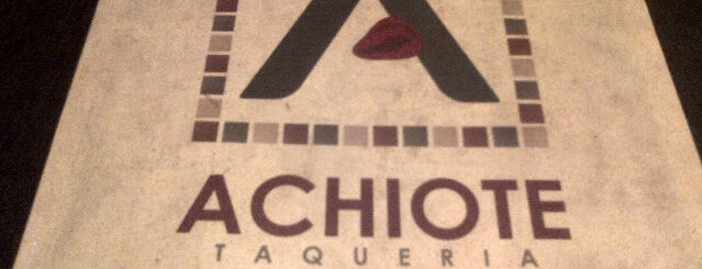 Achiote Taqueria is one of สถานที่ที่บันทึกไว้ของ Leo.
