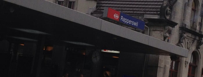 Bahnhof Rapperswil is one of ZVV S15: Affoltern a. A. <=> Rapperswil.