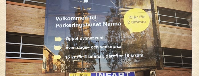 Parkeringshuset Nanna is one of Umeå.