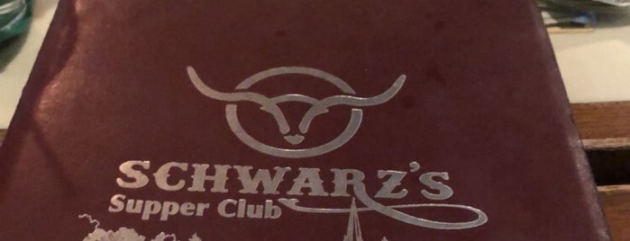 Schwarz Supper Club is one of Midwest-type Eats.