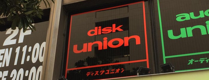 disk union is one of Tokyo.