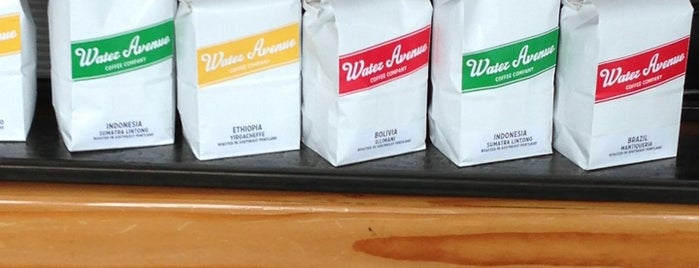 Water Avenue Coffee Company is one of Orte, die Leigh gefallen.