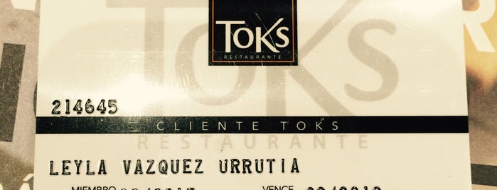 Toks is one of Locais curtidos por Ana.