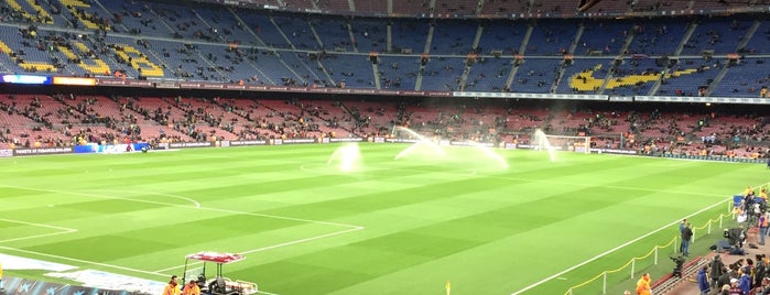 Camp Nou is one of Barcelona.