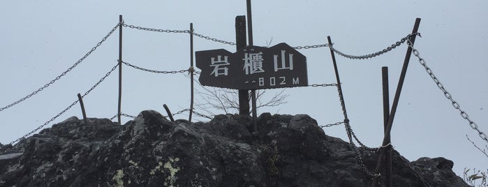 岩櫃山 山頂 is one of 日本の🗻ちゃん(⌒▽⌒).