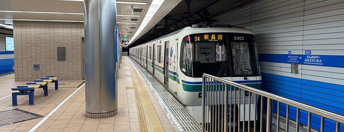 Sannomiya-Hanadokeimae Station (K01) is one of 神戸周辺の電車路線.