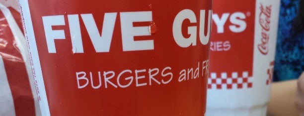 Five Guys is one of Laura’s Liked Places.