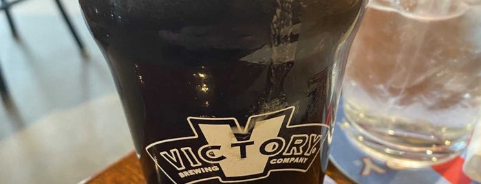 Victory Brewing Company is one of Tempat yang Disukai Josh.