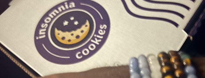 Insomnia Cookies is one of Places To Try.