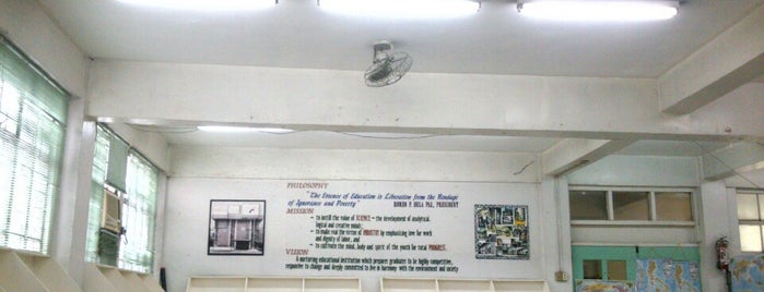 Roosevelt College Cainta High School Library is one of diaz's fortress.