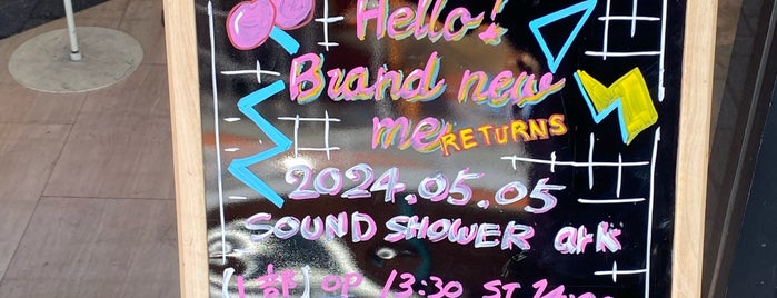 SOUND SHOWER ark is one of Club,Live house & halls.