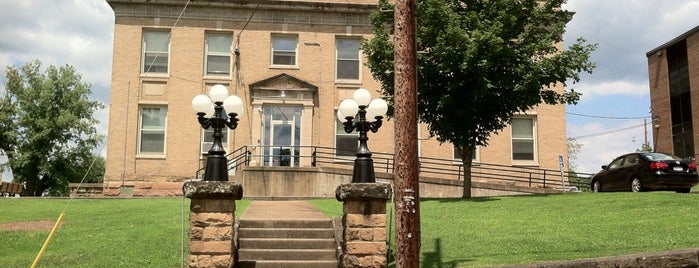 Gilmer County Courthouse is one of PA and WV.