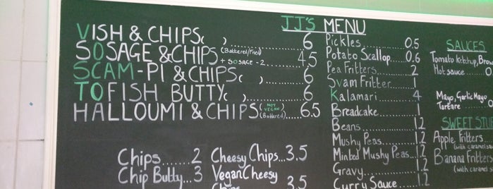 JJ's Vish & Chips is one of Vegan and vegetarian.