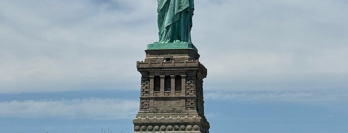 Liberty Island is one of New York.