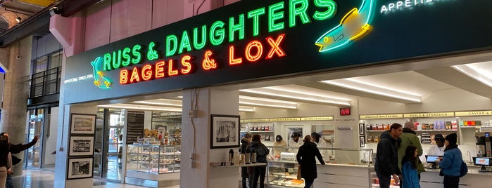 Russ & Daughters is one of Brooklyn.