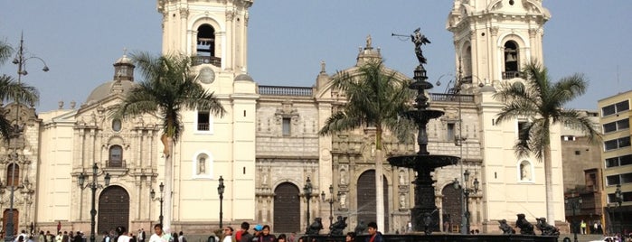 Plaza Mayor de Lima is one of South America solo.