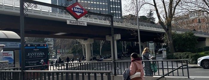 Metro Rubén Darío is one of Madrid.