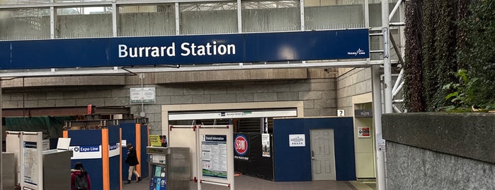 Burrard SkyTrain Station is one of нюша.