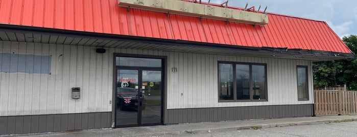 Hooters is one of Places with Patio dining.