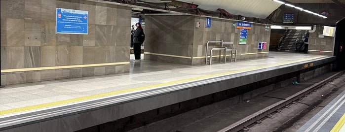 Metro Avenida de América is one of Madrid.