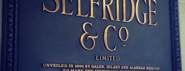 Selfridges & Co is one of London.