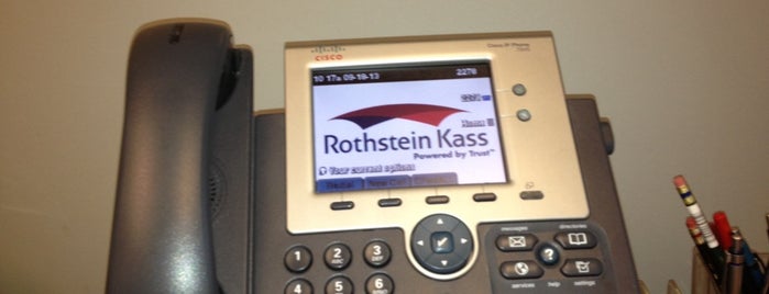 Rothstein Kass is one of Important Places.