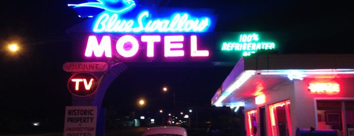 The Blue Swallow Motel is one of Places To See - New Mexico.