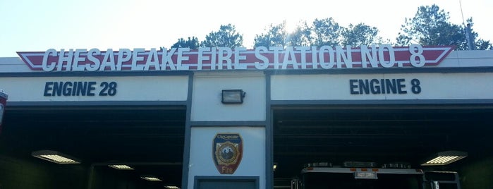 Chesapeake Fire Station 8 is one of All for one, One for all!.