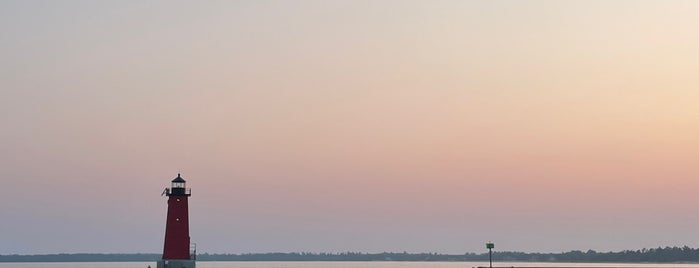 Manistique East Breakwater Lighthouse is one of Manistique, MI.