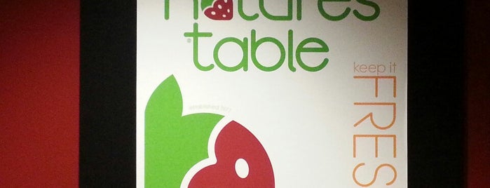 nature's table is one of Theo's places.
