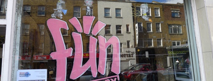 Fun Factory Art Project Space Gallery is one of London Art/Film/Culture/Music (Four).