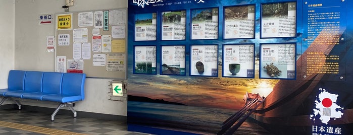 印通寺フェリー発着場 is one of フェリーターミナル Ferry Terminals in Western Japan.