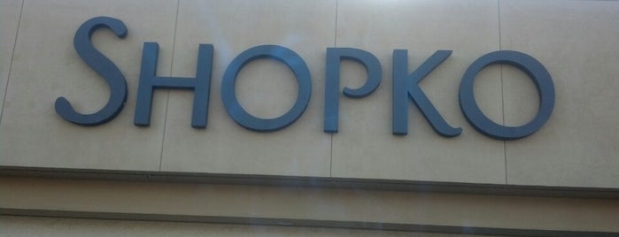Shopko is one of Places I've been.