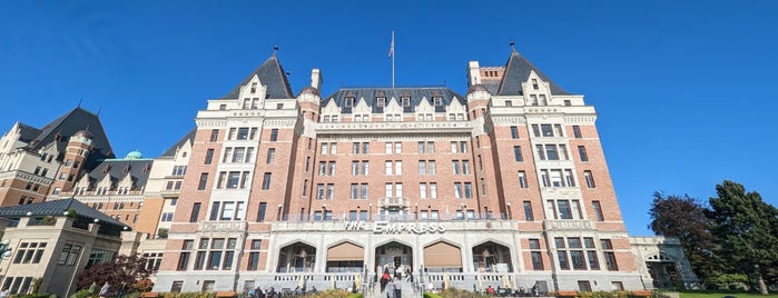 The Fairmont Empress Hotel is one of Victoria BC.