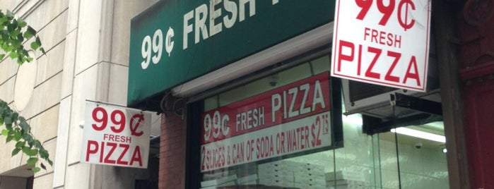 99¢ Fresh Pizza is one of Tempat yang Disukai Andrew.