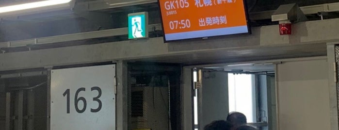 Gate 163 is one of 空港.