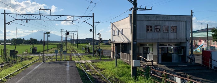 Ishikawa Station is one of 大鰐線.