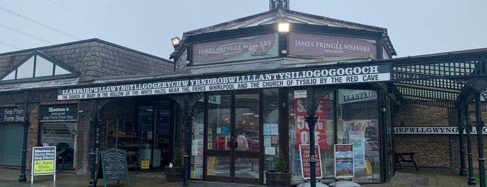 James Pringle Weavers of Llanfairpwll is one of Bangor.