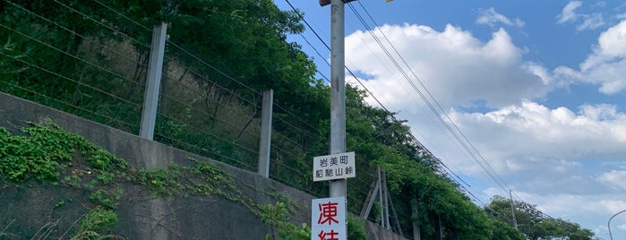 駟馳山峠 is one of 土木学会選奨土木遺産 西日本・台湾.