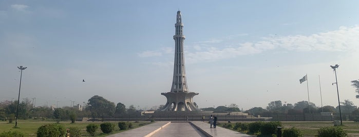 Minar-e-Pakistan is one of India, Sri Lanka, Pakistan, Bangladesh & Maldives.